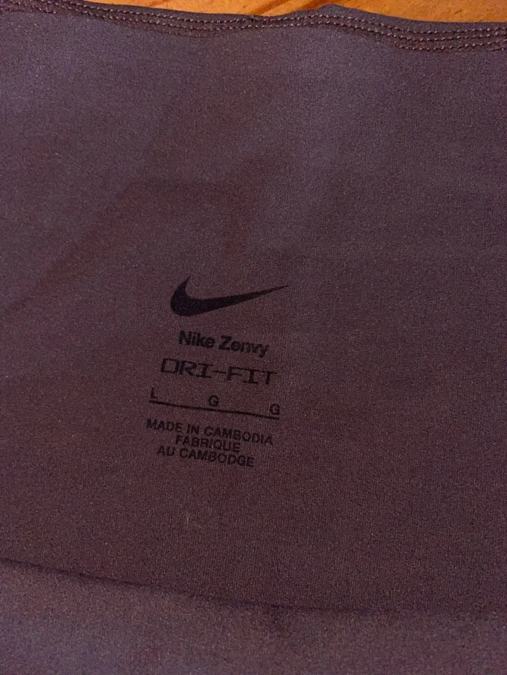Nike Zenvy Womens Gentle-Support High-Waisted 8" Biker Short Espresso Sz L NWT - Picture 4 of 6